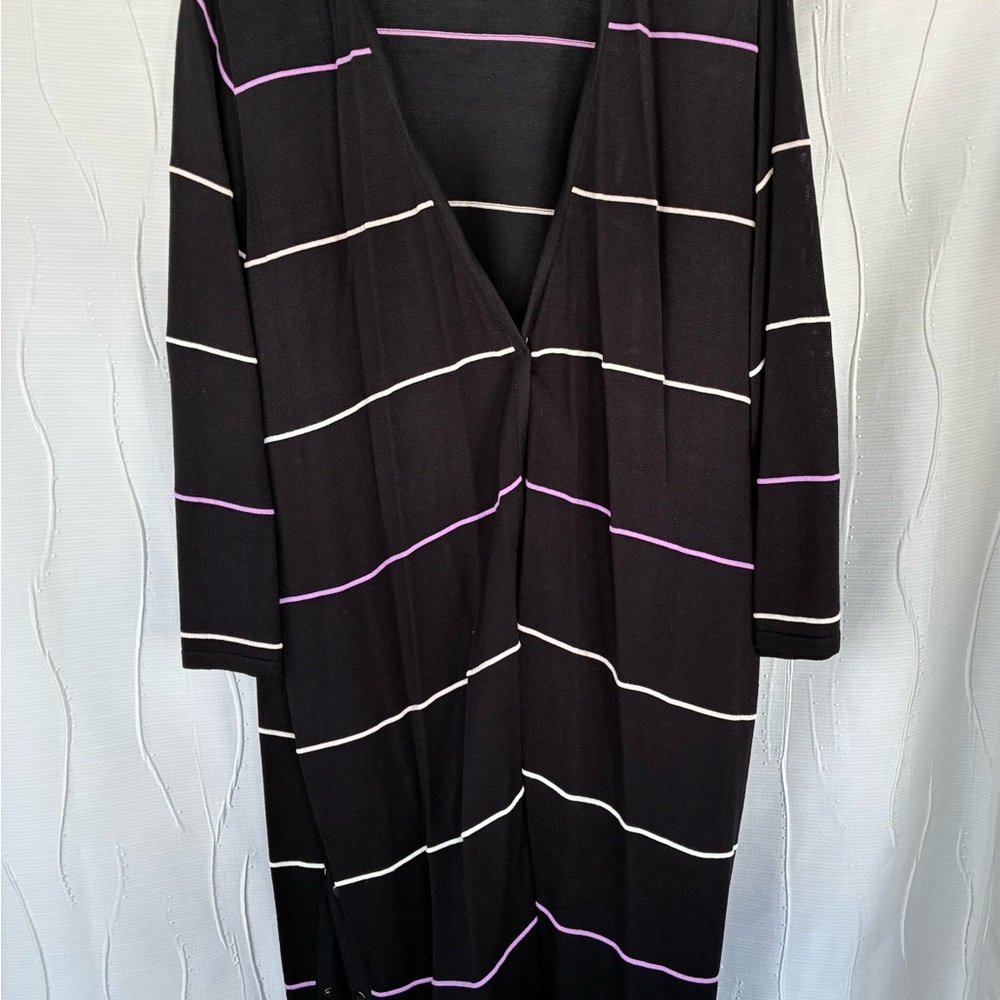Alfani Black Knit Long Length Cardigan